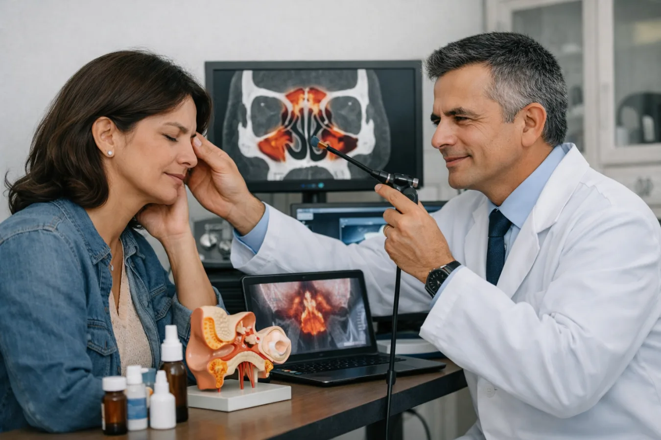 ¿Qué especialista trata la sinusitis en Cuautitlán?