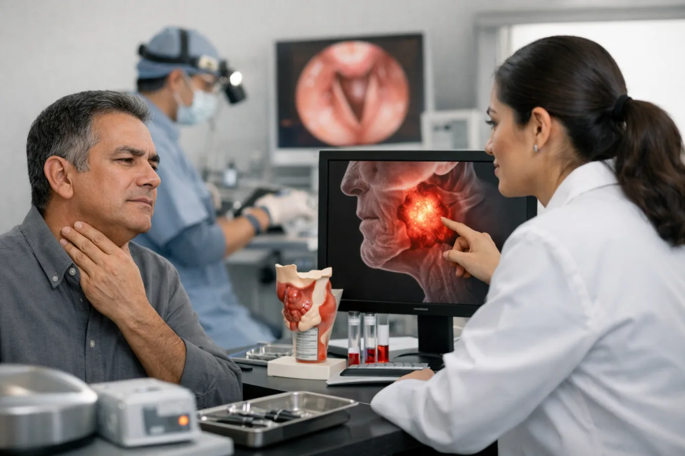 ¿Qué especialista trata los tumores de cabeza y cuello?